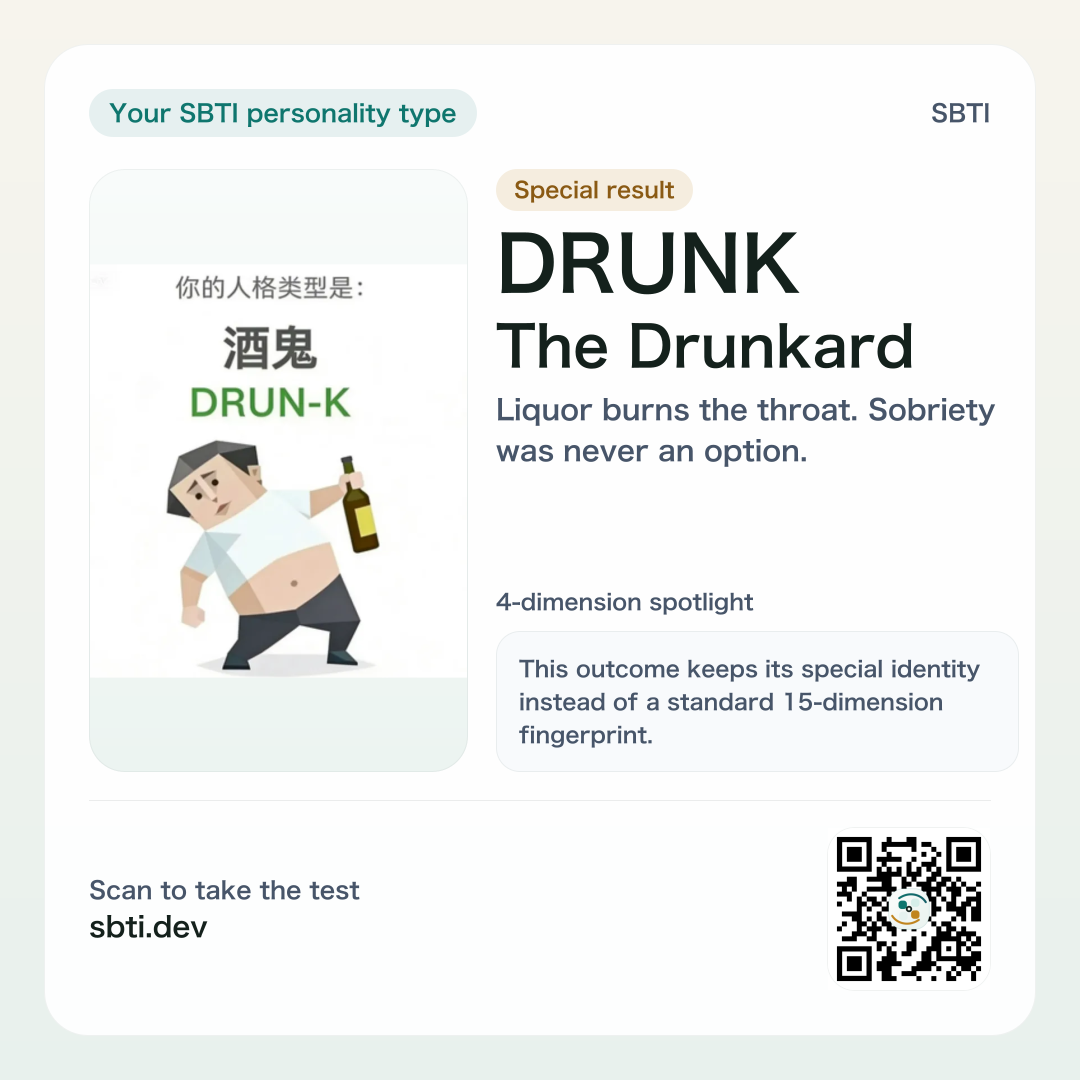 DRUNK (The Drunkard) share card