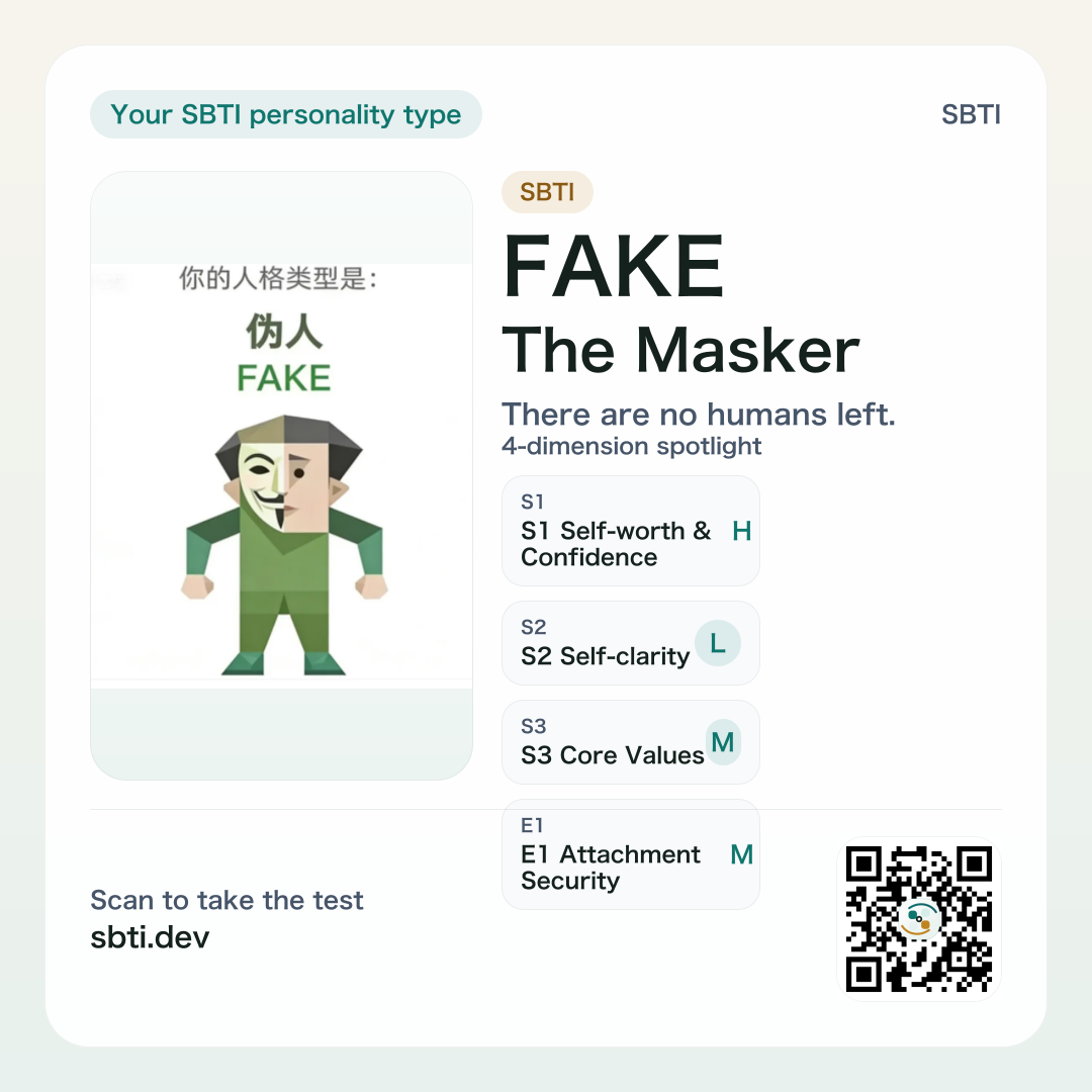 FAKE (The Masker) share card