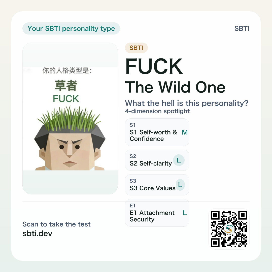 FUCK (The Wild One) share card