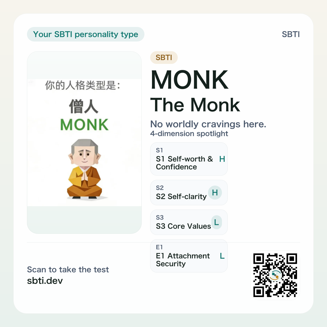 MONK (The Monk) share card