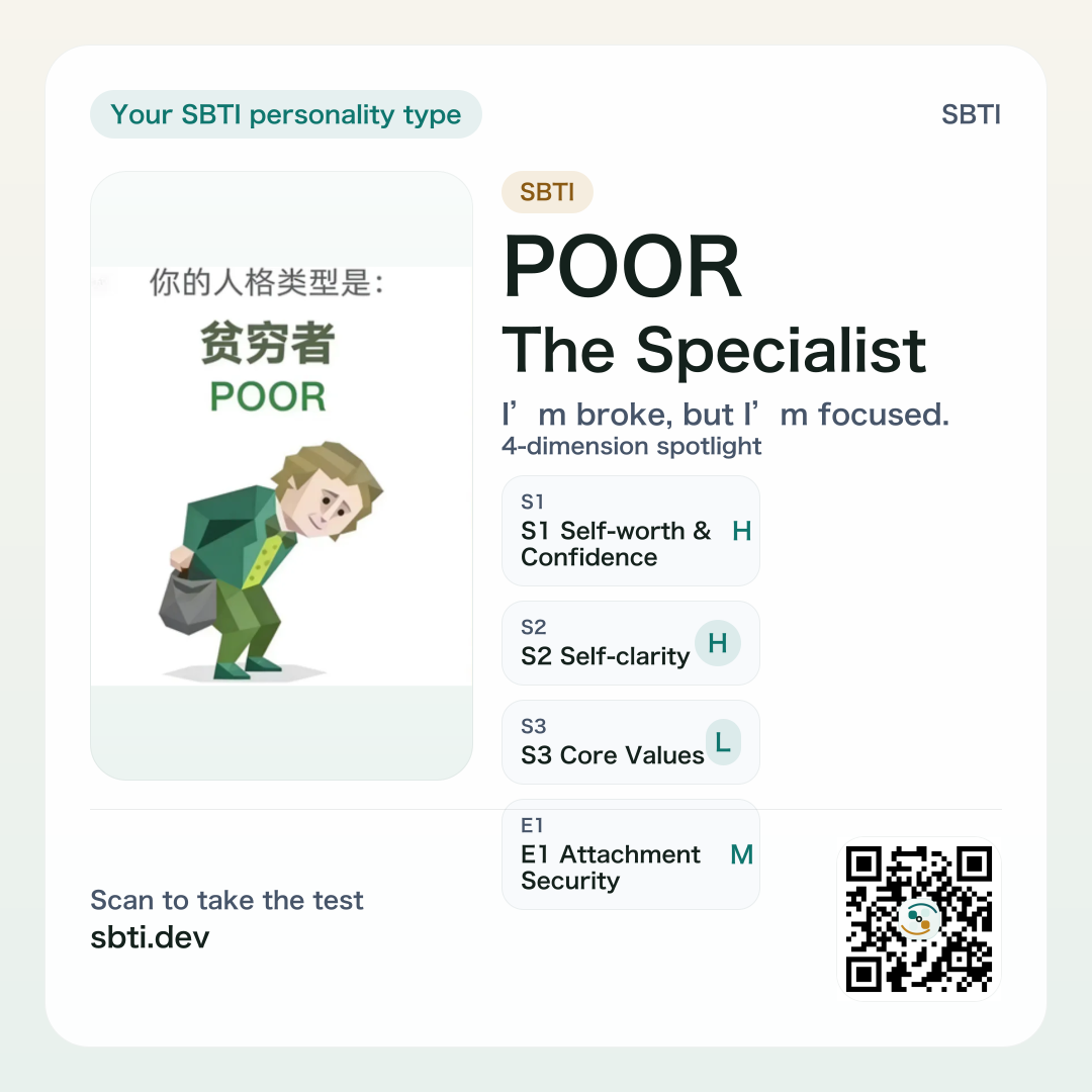 POOR (The Specialist) share card